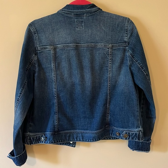 J. Jill Denim Button Up Jacket, Size Small - Picture 2 of 6